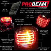 CUSTOM DYNAMICS PROBEAM® INTEGRATED LOW PROFILE LED TAILLIGHTS WITH TURN SIGNALS